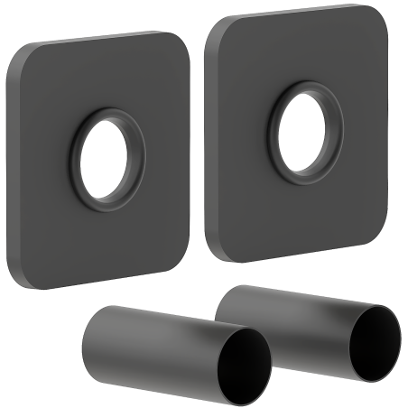 Mexen Uni-Term Egyszemélyes radiátortakaró szett, antracit - W909-000-66