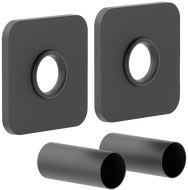 Mexen Uni-Term Set de mascare unic pentru radiator, antracit - W909-000-66