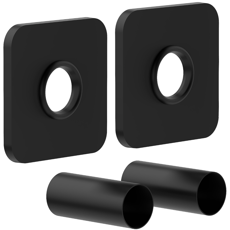 Mexen Uni-Term S egyrészes radiátor elrejtő készlet, fekete - W909-000-70