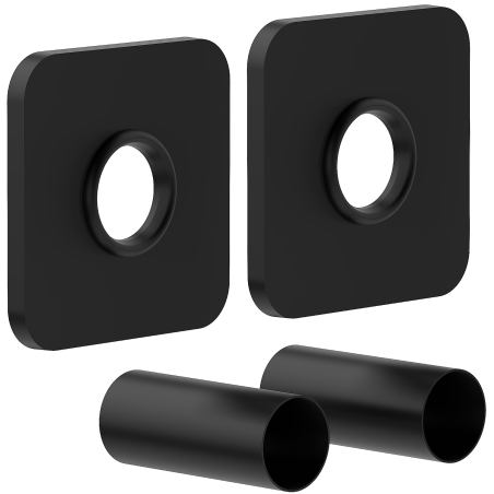 Mexen Uni-Term Set de mascatoare pentru radiator, negru - W909-000-70