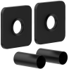 Mexen S set de mască unic pentru radiator, negru - W909-000-70