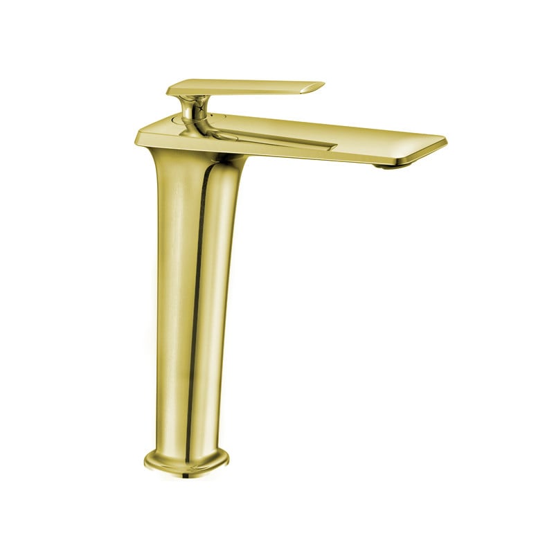 Mexen Purus baterie chiuvetă înaltă, aurie - 745810-50