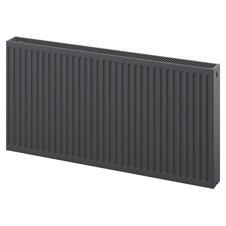 Mexen C22 lemezes radiátor 300 x 1400 mm, oldalsó csatlakozás, 1306 W, antracit - W422-030-140-66