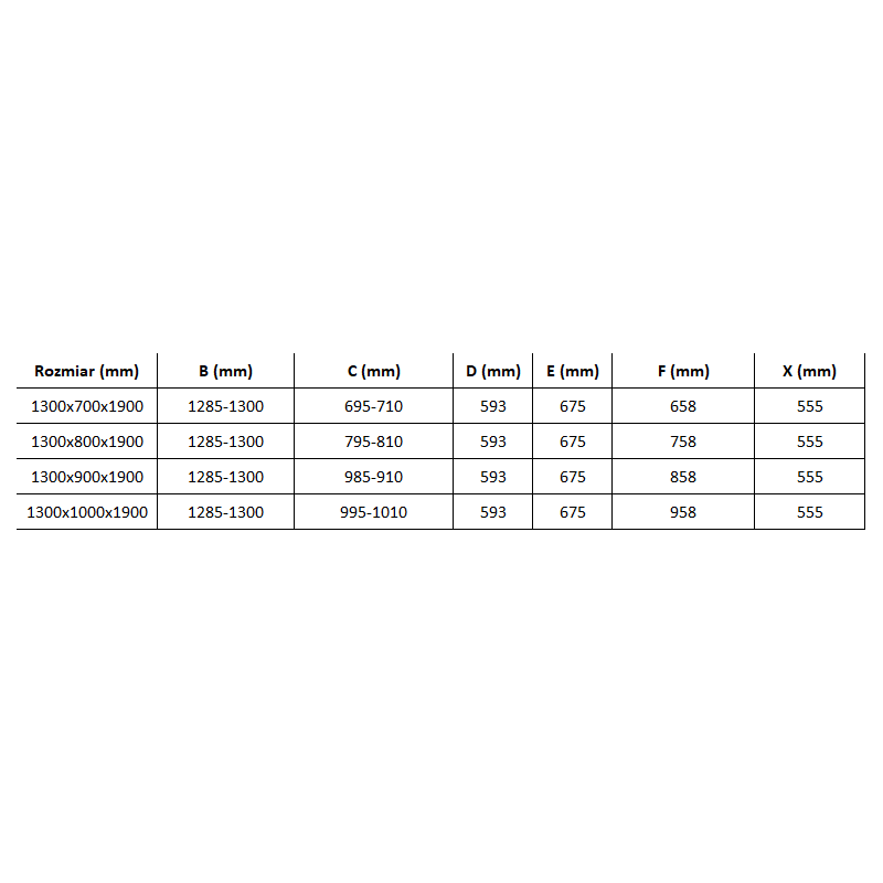 Mexen Omega cabina de duș glisantă 130 x 90 cm, transparentă, aurie - 825-130-090-50-00