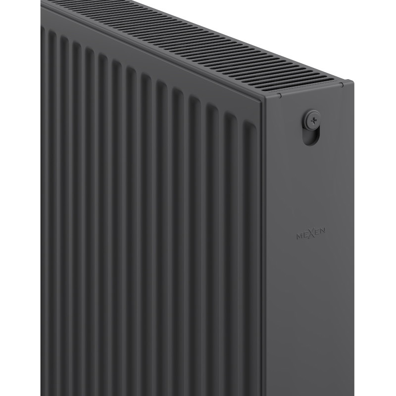 Mexen C22 radiator de placă 400 x 3000 mm, conectare laterală, 3556 W, antracit - W422-040-300-66