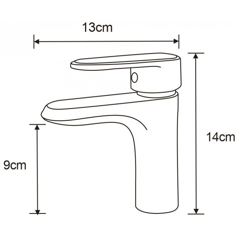 Mexen Alda mosdócsap, króm - 746100-00