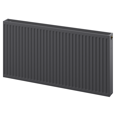 Mexen CV22 lapos radiátor 400 x 1100 mm, alsó csatlakozás, 1304 W, antracit - W622-040-110-66