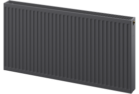 Radiator plat 600 x 1400 mm, conexiune inferioară, 2314 W, antracit - W622-060-140-66