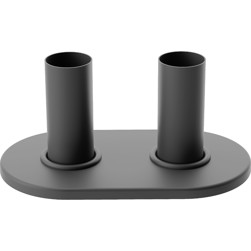 Mexen Uni-Term R set dublu de mascare pentru radiator, antracit - W905-000-66