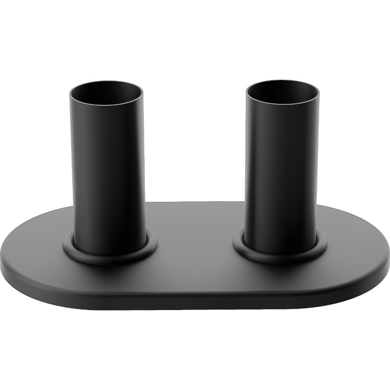 Mexen 2R set de mascare dublu pentru radiator, negru - W905-000-70