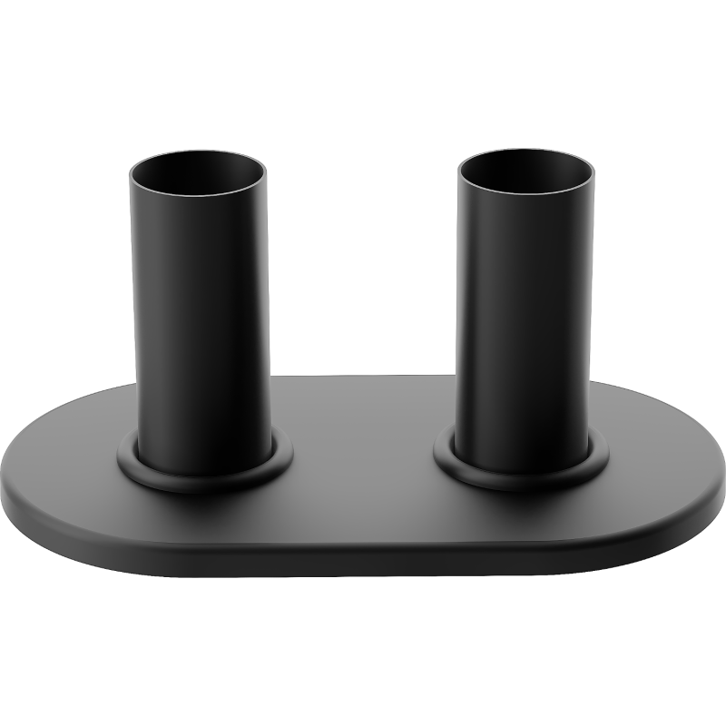 Mexen Uni-Term R set dublu de mascare pentru radiator, negru - W905-000-70