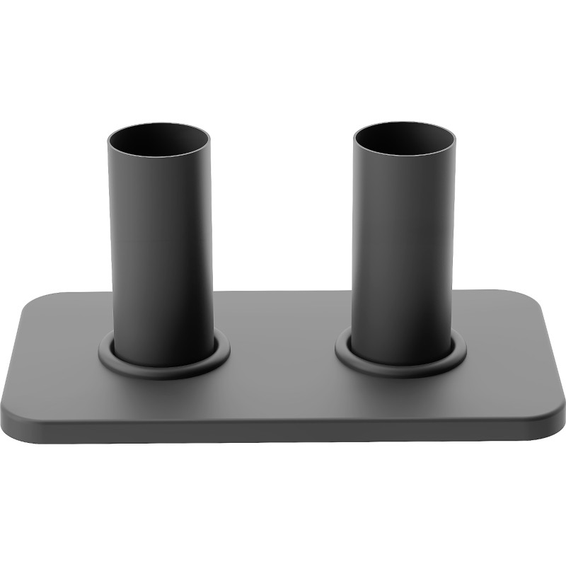 Mexen 2S set mască dublă pentru radiator, antracit - W910-000-66