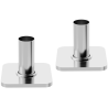 Mexen S set de mascare simplu pentru radiator, crom - W909-000-01