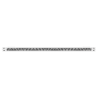 Mexen Line CL11 fűtőtest 300 x 1400 mm, oldalsó csatlakozás, 637 W, fehér - W411L-030-140-00