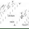 Mexen Astro baterie pentru chiuvetă, Crom - 746900-00