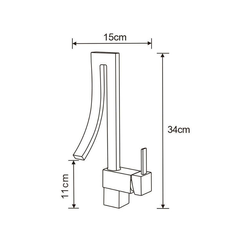 Mexen Elbrus mosdócsaptelep, króm - 747100-00