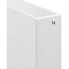 Mexen Line CL33 radiátor 600 x 600 mm, oldalsó csatlakozás, 1320 W, fehér - W433L-060-060-00