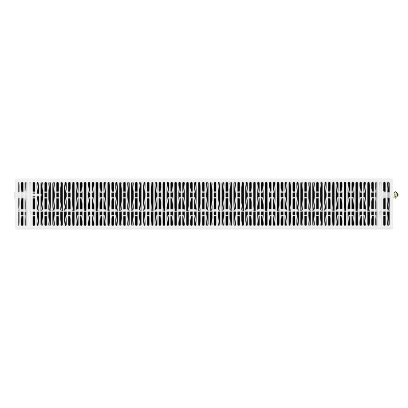 Mexen CVL33 Line lapos radiátor 500 x 1800 mm, alsó csatlakozás, 3421 W, fehér - W633L-050-180-00