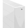 Mexen Line CL33 radiátor 900 x 600 mm, oldalsó csatlakozás, 1800 W, fehér - W433L-090-060-00