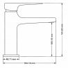 Mexen Lynx baterie pentru chiuvetă, Aurie - 745900-50