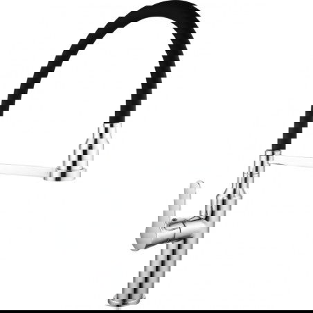 Mexen Edna baterie de bucătărie, Crom/Neagră - 672900-00