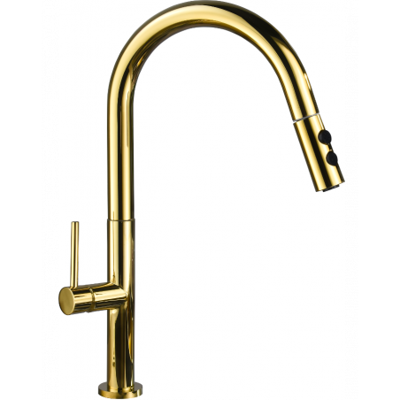 Mexen Ava baterie de bucătărie, Aurie - 672800-50