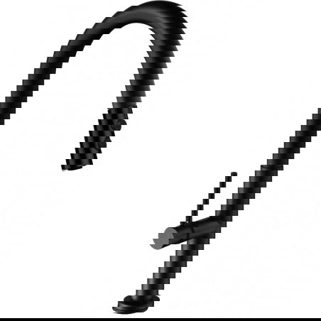 Mexen Ava baterie de bucătărie, Neagră - 672800-70