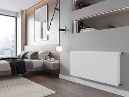 Mexen Flat CF22 fűtőpanel 300 x 1400 mm, oldali csatlakozás, 1261 W, fehér - W422F-030-140-00