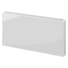 Mexen CF22 Flat lemezradiátor 400 x 1100 mm, oldalsó csatlakozás, 1252 W, fehér - W422F-040-110-00