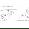 Mexen Asis Suport pentru săpun, Aurie - 7017639-50