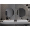 Mexen Alto fürdőszobai kerek tükör 70 cm - 9853-070-070-000-00
