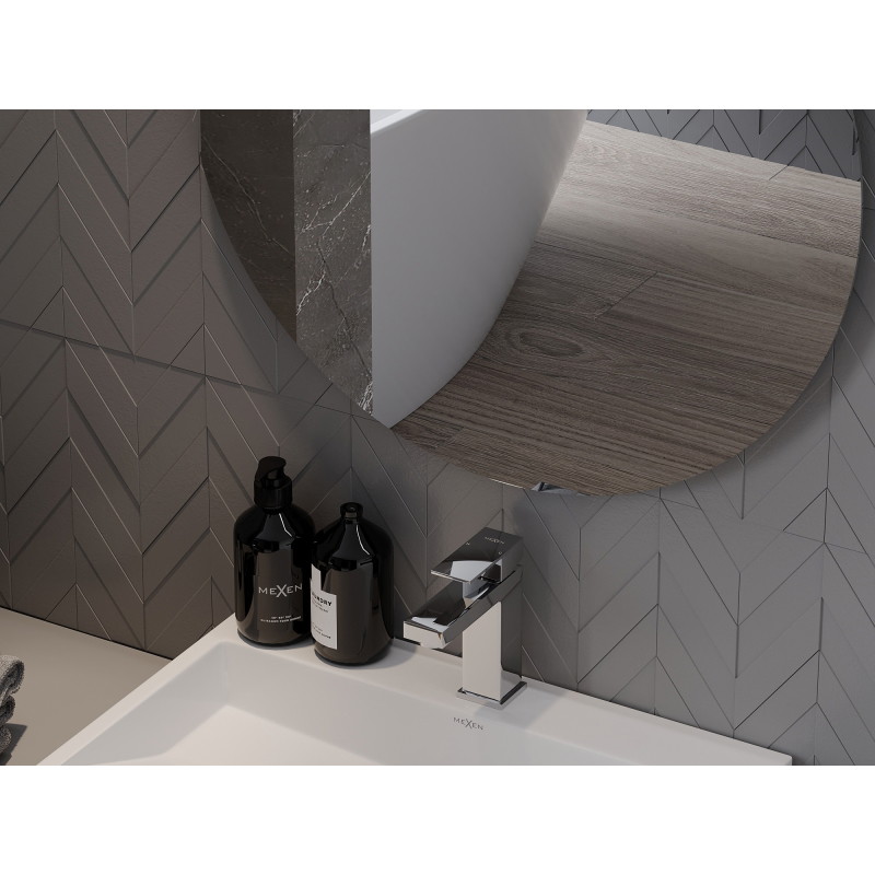 Mexen Alto kerek fürdőszobai tükör 70 cm - 9853-070-070-000-00