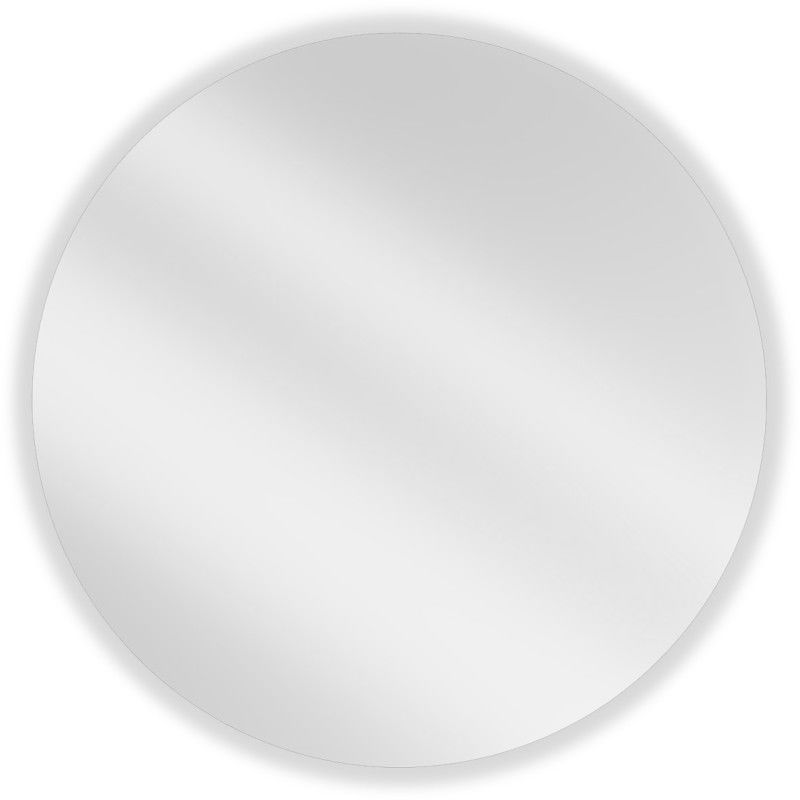 Mexen Alto fényes kerek fürdőszobai tükör 80 cm - 9853-080-080-000-00