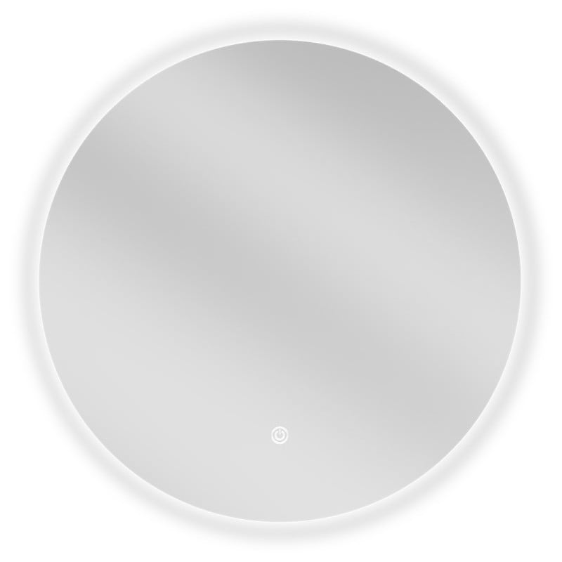 Mexen Erg fürdőszobai megvilágított kerek tükör, 50 cm, LED 6000K, páramentes - 9823-050-050-611-00