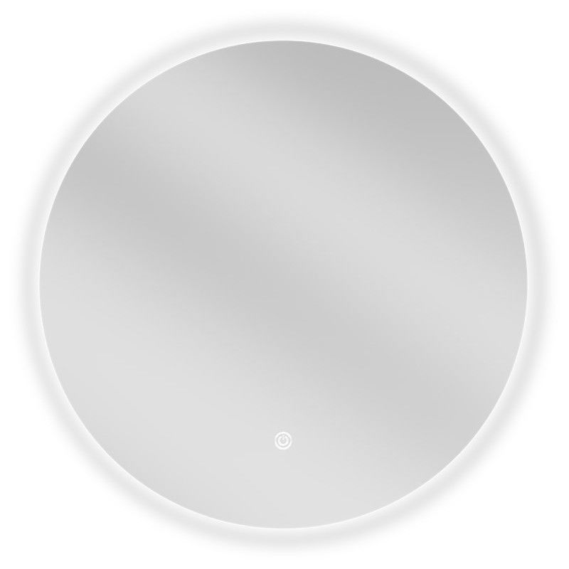 Mexen Erg oglindă de baie iluminată, rotundă 50 cm, LED 6000K, anti-ceață - 9823-050-050-611-00