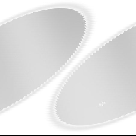 Mexen Erg oglindă de baie iluminată, rotundă 50 cm, LED 6000K, anti-ceață - 9823-050-050-611-00
