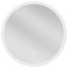 Mexen Erg oglindă de baie iluminată, rotundă 50 cm, LED 6000K, anti-aburire - 9823-050-050-611-00