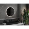 Mexen Erg oglindă de baie iluminată, rotundă 70 cm, LED 6000K, anti-aburire - 9823-070-070-611-00