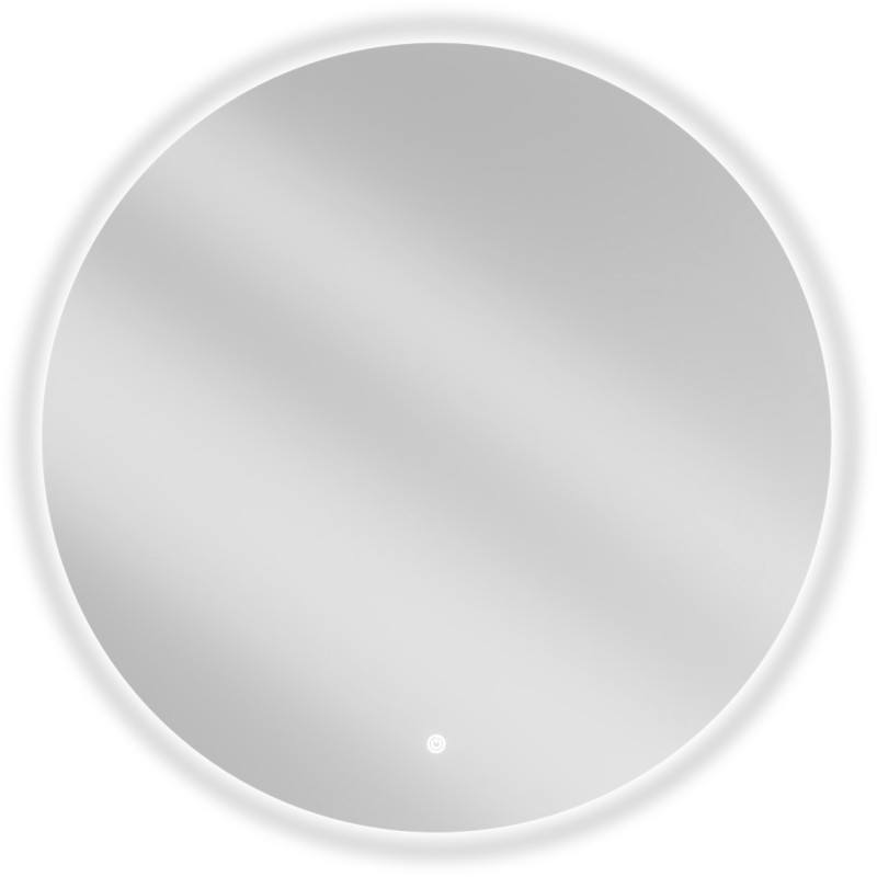 Mexen Erg világító, kerek fürdőszobai tükör, 80 cm, LED 6000K, páramentes - 9823-080-080-611-00
