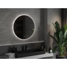 Mexen Erg oglindă de baie iluminată, rotundă 80 cm, LED 6000K, anti-aburire - 9823-080-080-611-00