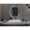 Mexen Erg oglindă de baie iluminată, rotundă 80 cm, LED 6000K, anti-aburire - 9823-080-080-611-00