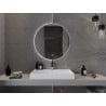 Mexen Erg oglindă de baie iluminată, rotundă 80 cm, LED 6000K, anti-ceață - 9823-080-080-611-00