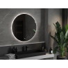 Mexen Erg világító fürdőszobatükör, kerek 90 cm, LED 6000K, páramentesítő - 9823-090-090-611-00