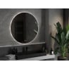 Mexen Erg oglindă de baie iluminată, rotundă 100 cm, LED 6000K, anticeață - 9823-100-100-611-00