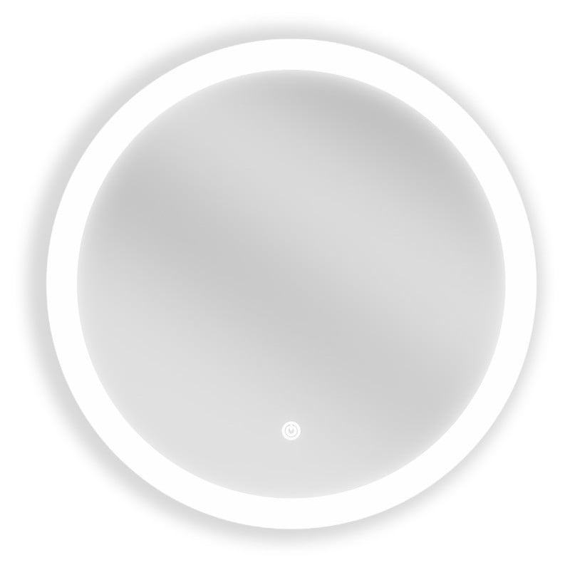 Mexen Oro oglindă de baie iluminată, rotundă 50 cm, LED 6000K, anti-ceață - 9824-050-050-611-00