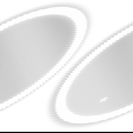 Mexen Oro oglindă de baie iluminată, rotundă 50 cm, LED 6000K, anti-abur - 9824-050-050-611-00