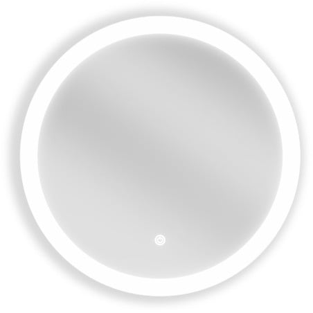 Mexen Oro oglindă de baie iluminată, rotundă 50 cm, LED 6000K, anti-ceață - 9824-050-050-611-00