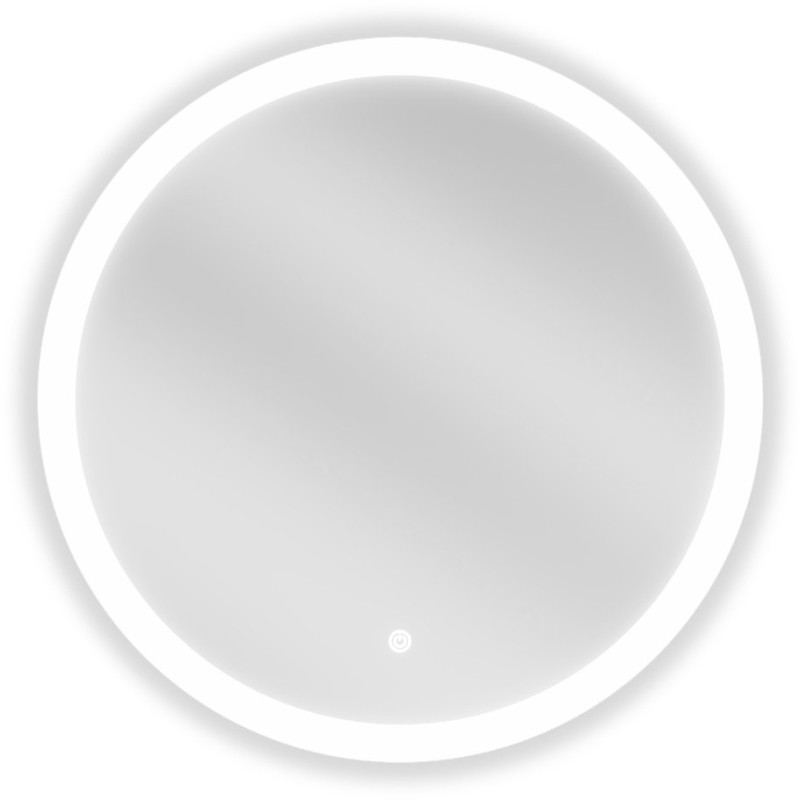 Mexen Oro megvilágított fürdőszobai tükör, kerek 60 cm, LED 6000K, páramentesítő - 9824-060-060-611-00