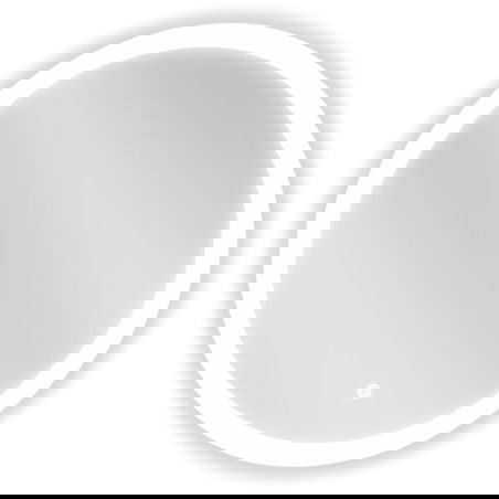 Mexen Oro kivilágított fürdőszobai tükör, kerek 60 cm, LED 6000K, páramentes - 9824-060-060-611-00