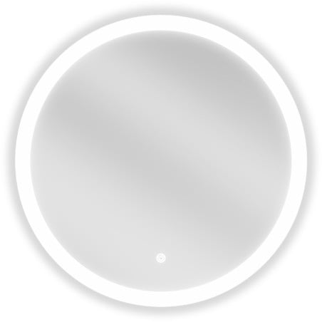 Mexen Oro oglindă de baie iluminată, rotundă 60 cm, LED 6000K, antivapori - 9824-060-060-611-00
